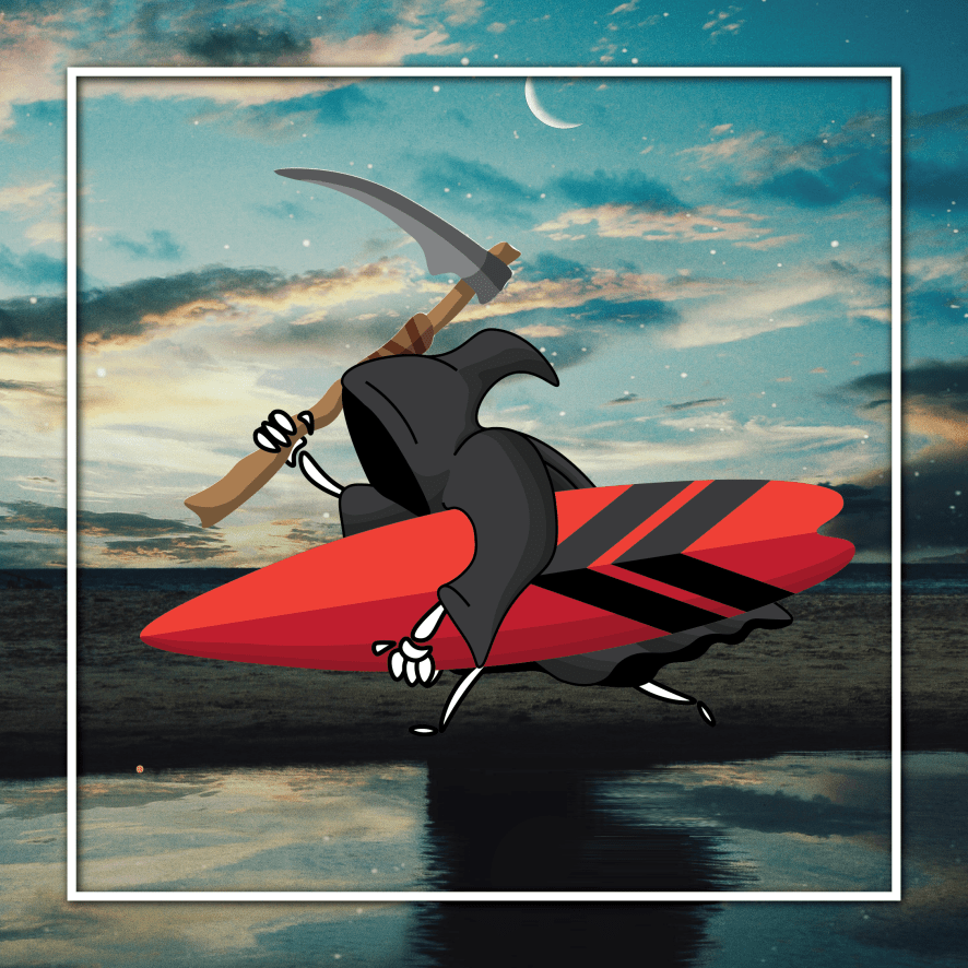 Album Cover with skeleton